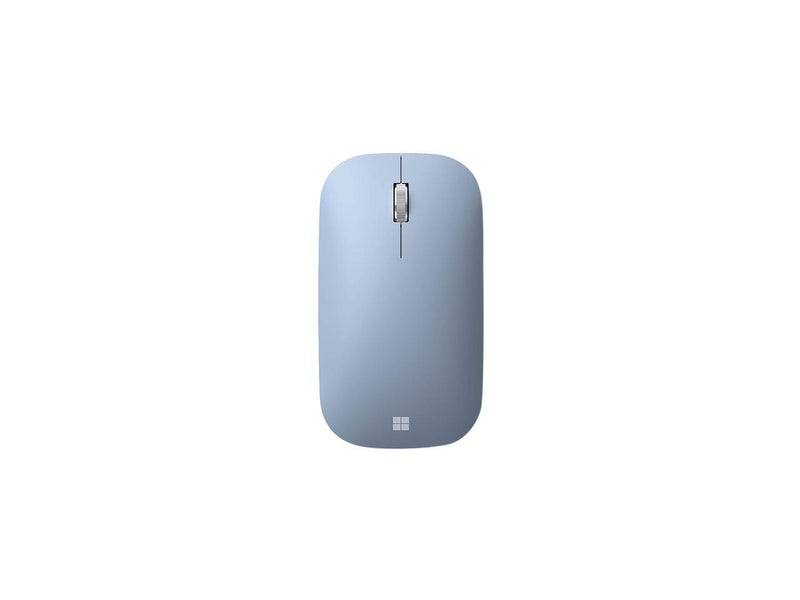 Microsoft Mobile Mouse - Pastel Blue. Comfortable Right/Left Hand Use with Metal