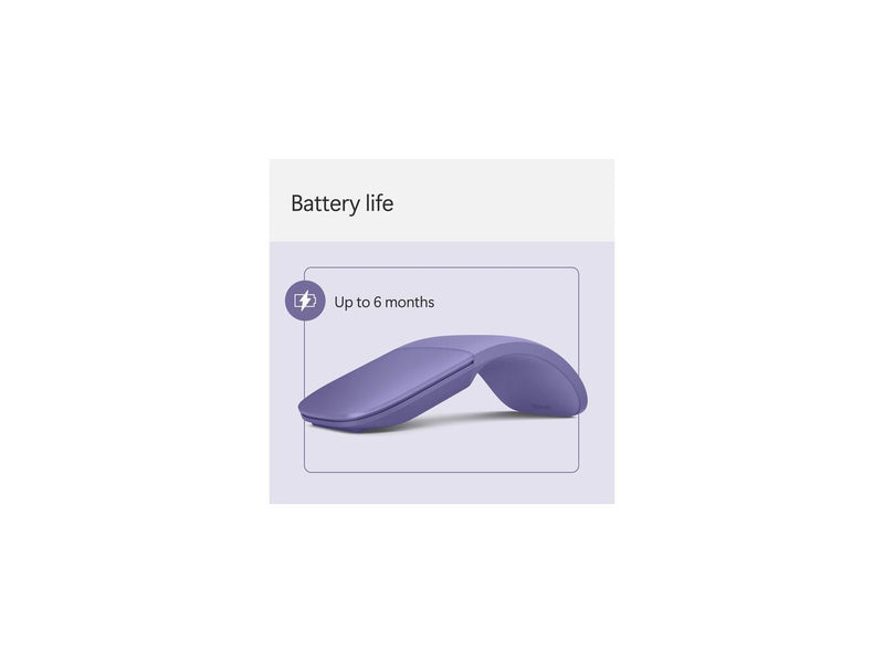 Microsoft - Surface Arc Bluetooth BlueTrack Ambidextrous Mouse - Wireless -
