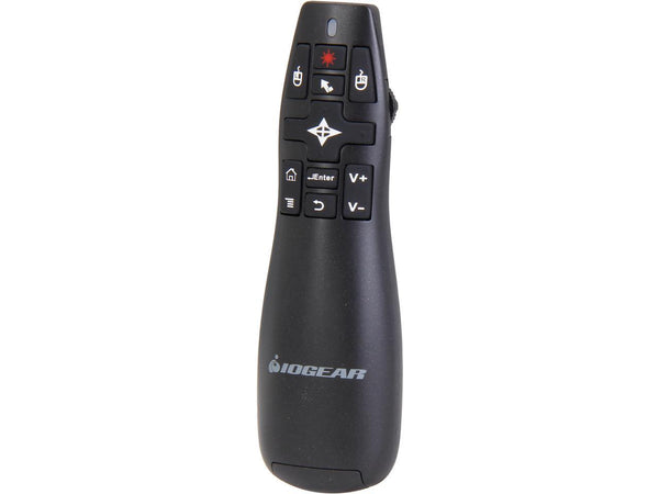 IOGEAR GME430R Red Point Pro 2.4GHz Gyroscopic Presentation Mouse with Laser