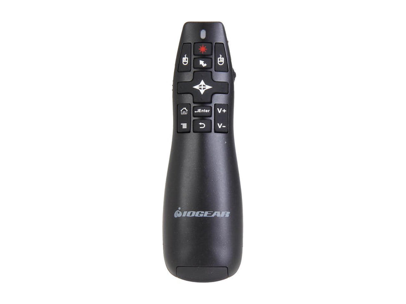 IOGEAR GME430R Red Point Pro 2.4GHz Gyroscopic Presentation Mouse with Laser