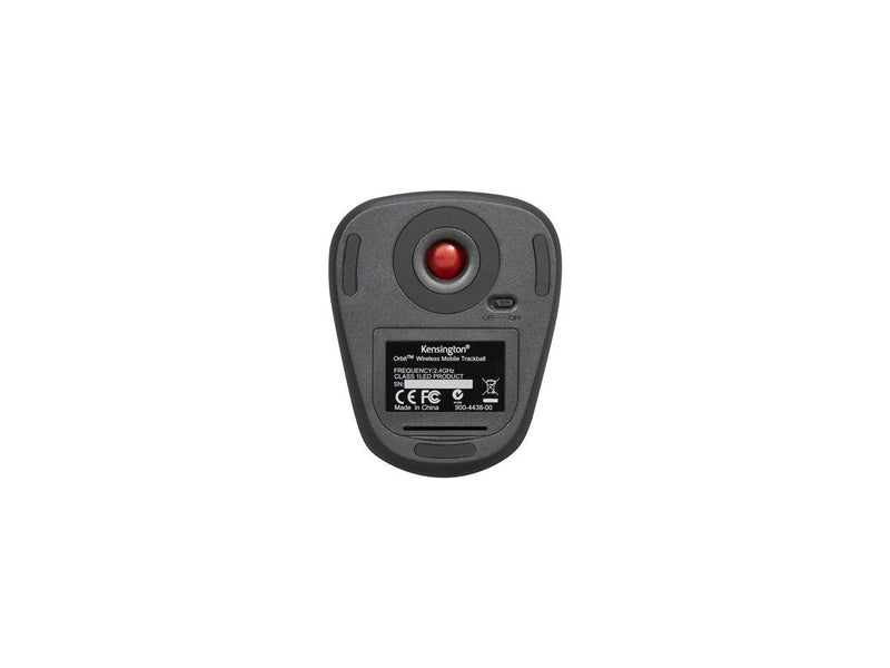 Kensington K72352US Black RF Wireless Orbit Mobile Trackball