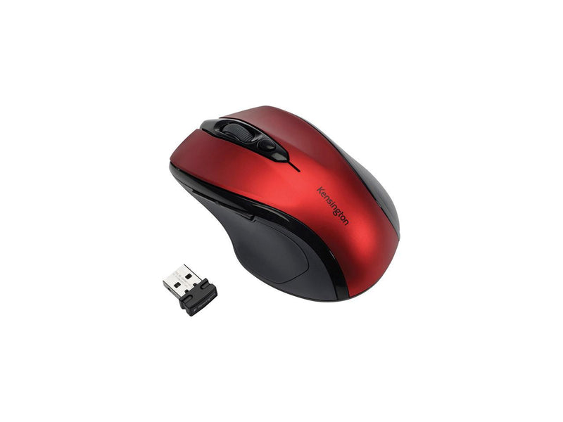 Kensington Pro Fit K72422AM Red 1 x Wheel 1750 dpi Mid-Size Mouse