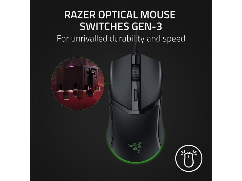 Razer Cobra Wired Gaming Mouse: 58g Lightweight Design - Gen-3 Optical Switches
