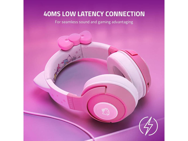 Razer Kraken BT Headset: Bluetooth 5.0-40ms Low Latency Connection -