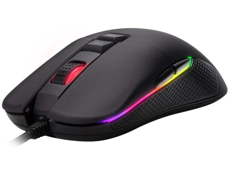 Rosewill NEON M62 Ambidextrous Wired Gaming Mouse, On-The-Fly 10000 DIP,