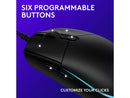 Logitech G203 Wired Gaming Mouse, 8,000 DPI, Rainbow Optical Effect LIGHTSYNC