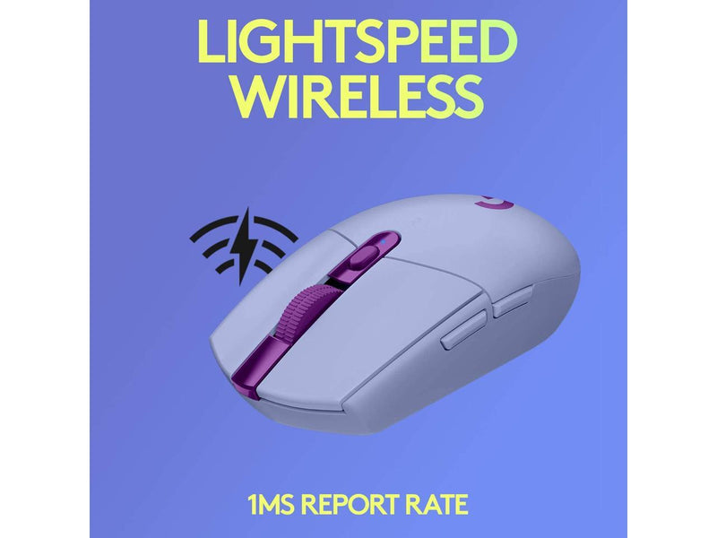 Logitech G305 LIGHTSPEED Wireless Gaming Mouse, Hero 12K Sensor, 12,000