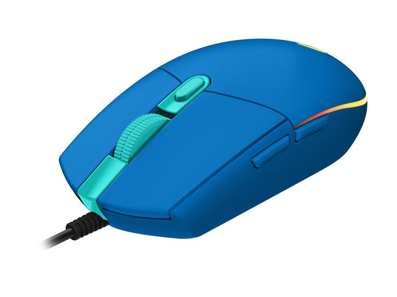 Logitech G203 Wired Gaming Mouse, 8,000 DPI, Rainbow Optical Effect LIGHTSYNC