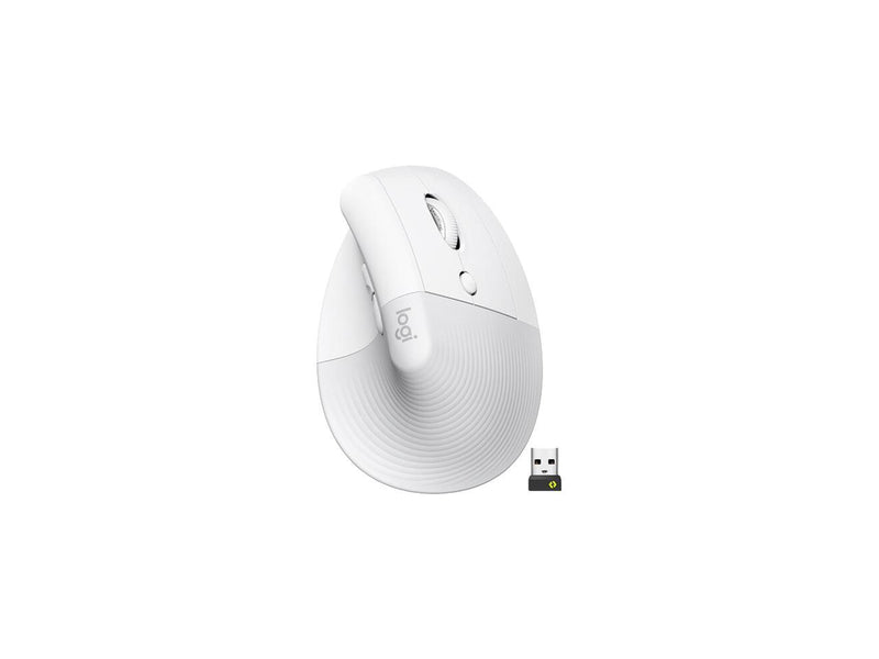 Logitech Lift Vertical Ergonomic Mouse, Wireless, Bluetooth or Logi Bolt USB