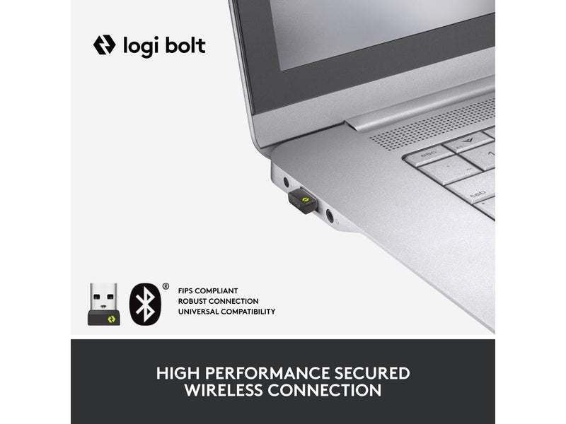 Logitech Lift for Business Left, Vertical Ergonomic Mouse - Left-handed,