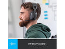 Logitech Zone Vibe 100 Lightweight Wireless Over Ear Headphones with Noise