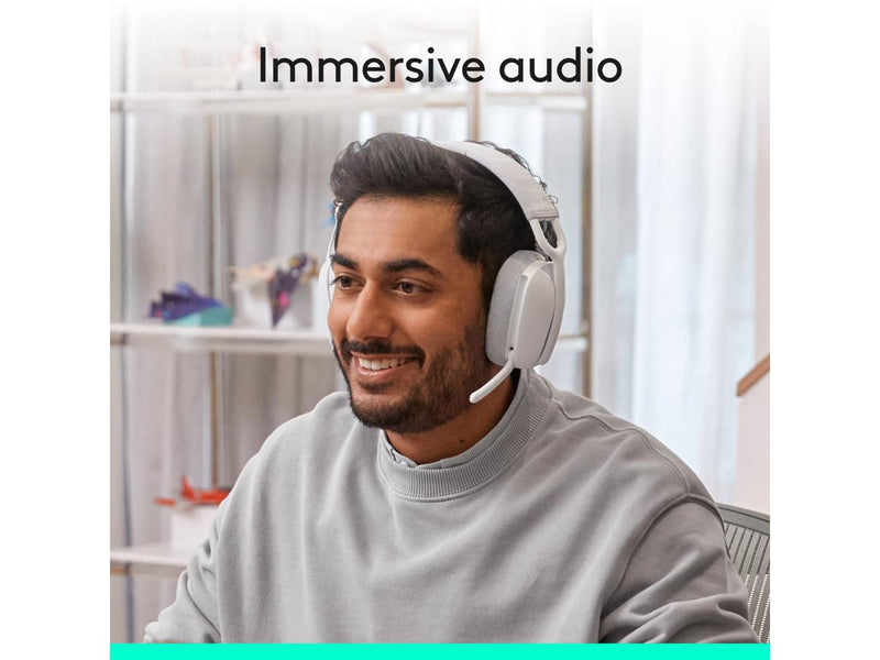 Logitech Zone Vibe 100 Lightweight Wireless Over Ear Headphones with Noise