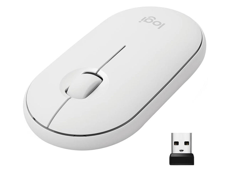 Logitech Bluetooth Optical Slim Mouse 910-006345 White Bluetooth Wireless