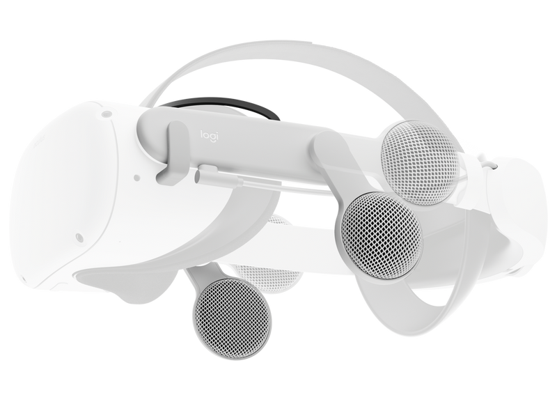 Logitech Chorus VR Off-Ear Headset for Meta Quest 2 - White