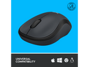 Logitech M220 Silent Wireless Mouse - 2.4 GHz with USB Receiver - 1000 DPI
