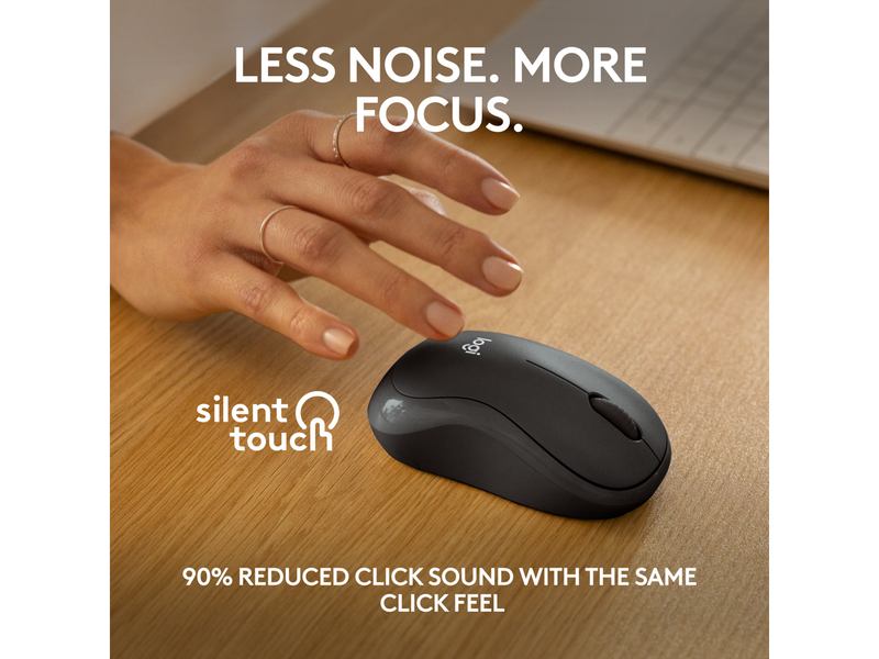 Logitech M240 Silent Bluetooth Mouse, Wireless, Compact, Portable, Smooth