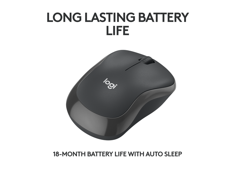 Logitech M240 Silent Bluetooth Mouse, Wireless, Compact, Portable, Smooth