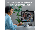 Logitech Zone 950 Premium Noise Canceling Headset with Hybrid ANC, Bluetooth,