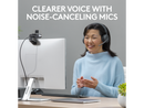 Logitech Zone 950 Premium Noise Canceling Headset with Hybrid ANC, Bluetooth,