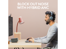 Logitech Zone 950 Premium Noise Canceling Headset with Hybrid ANC, Bluetooth,