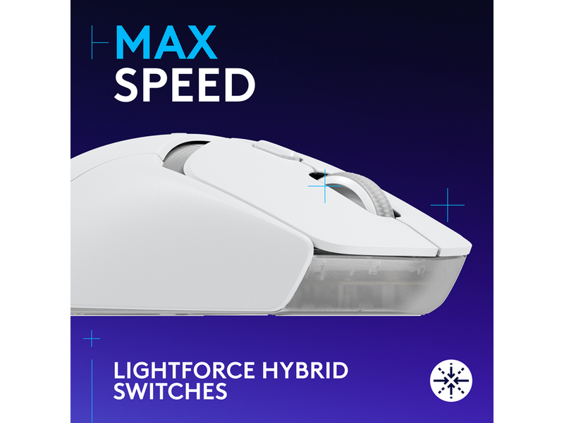 Logitech G309 LIGHTSPEED Wireless Gaming Mouse, Lightweight, LIGHTFORCE Hybrid