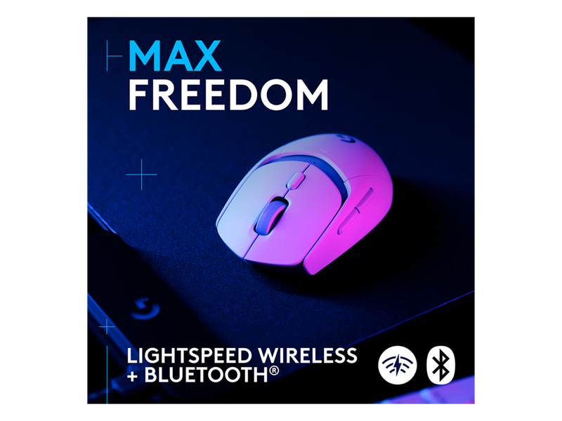 Logitech G309 LIGHTSPEED Wireless Gaming Mouse, Lightweight, LIGHTFORCE Hybrid