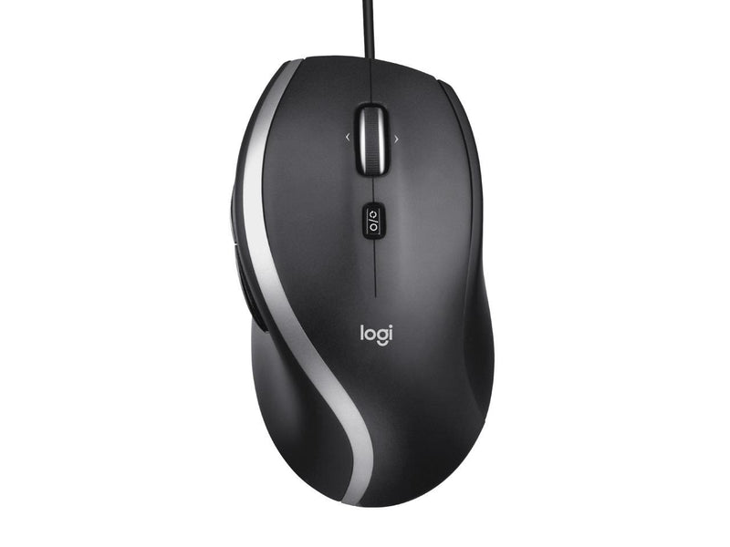 Logitech - M500s Advanced Wired Optical Mouse with Hyper-fast Scrolling & Tilt -