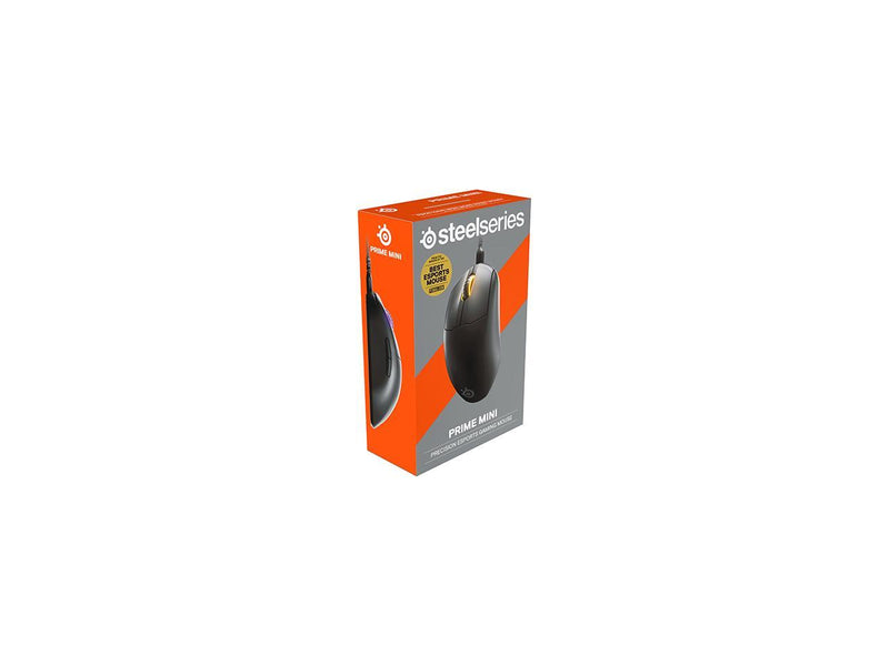 SteelSeries Prime Mini 62421 Black 5 Buttons 1 x Wheel USB Wired Optical