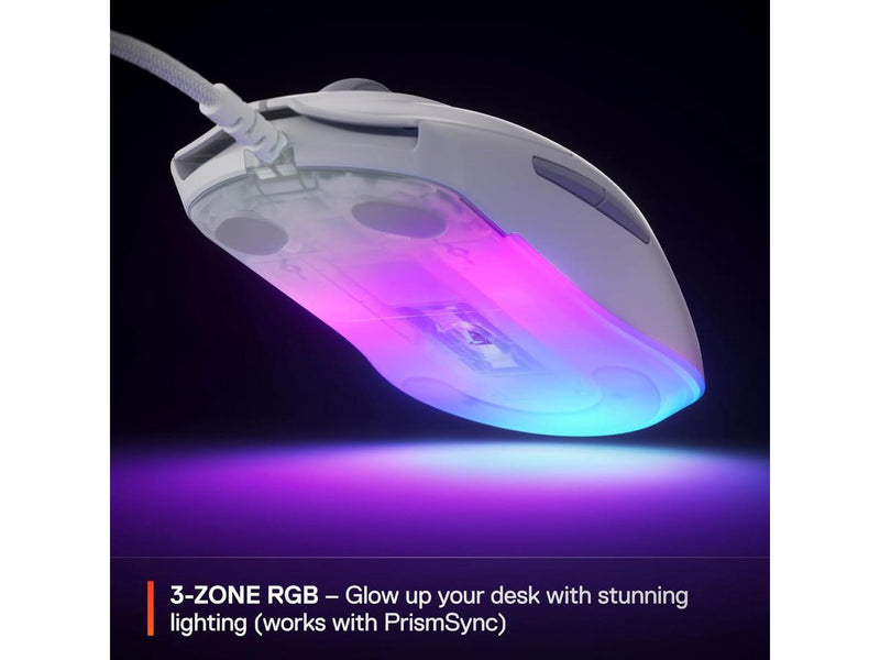 SteelSeries Rival 3 Gen 2 Gaming Mouse — 8500 DPI TrueMove Core Optical Sensor,