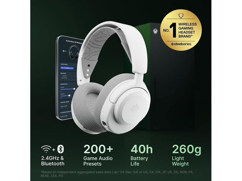 SteelSeries Arctis Nova 3X Wireless Multi-Platform Gaming Headset - Mobile App