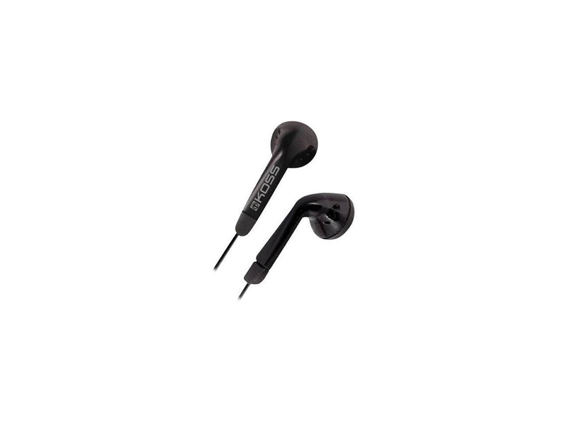 KOSS Black KE5K (175481) 3.5mm Connector Earbud Earphone (Black)