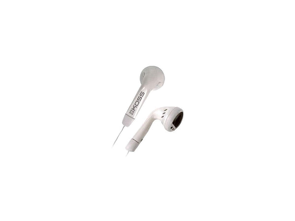 KOSS White KE5W 3.5mm Connector Earbud Everywear Stereophone