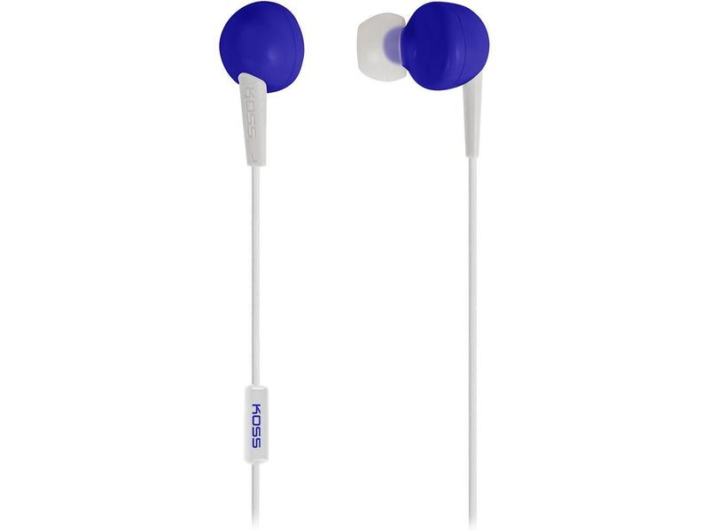 KOSS Blue KEB6IB Mini-phone Connector Earbud Earbud In Ear Bud