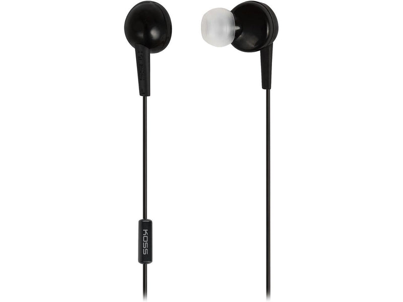 KOSS Black KEB6IK Mini-phone Connector Earbud Earbud In Ear Bud