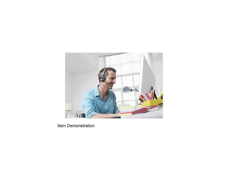 Poly - Blackwire 8225 Wired Headset with Boom Mic (Plantronics) - Dual-Ear