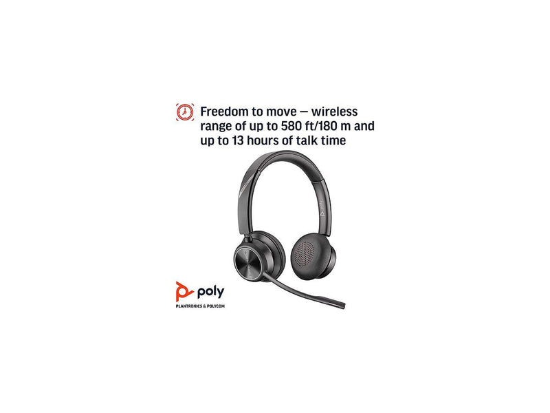 Poly Savi 7320 Ultra-Secure Wireless DECT Headset System