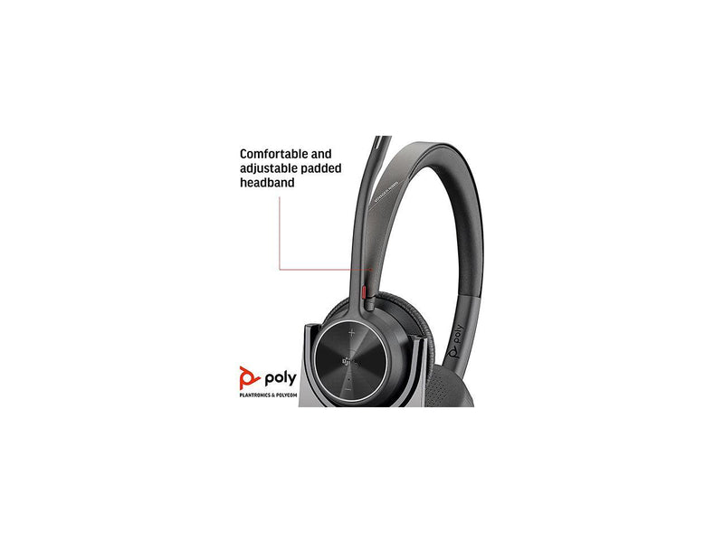 Poly - Voyager 4320 UC Wireless Headset + Charge Stand (Plantronics) -