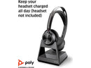 Poly - Voyager Office Base (Plantronics) - Compatible with Voyager Focus 2 and