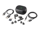 Poly Voyager Free 60+ Teams Wireless Earset - USB-A Dongle - True Wireless -