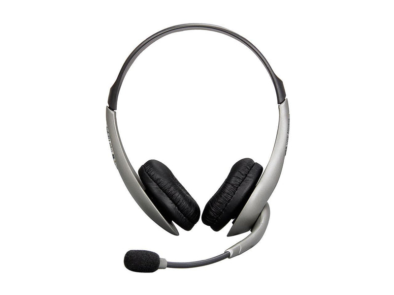 Cyber Acoustics AC851B USB Connector Circumaural Stereo Headset & Boom Mic
