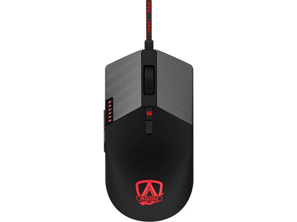 AOC Agon AGM700 Gaming Mouse - 16,000 DPI - Omron Switches - RGB Effects -