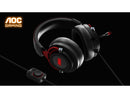 AOC GH300 USB Gaming Headset with RGB-LED Gaming Headset with Detachable