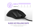 NZXT Lift 2 Symm ULTRA LIGHTWEIGHT Symmetrical Wired Gaming Mouse, optical