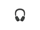 Jabra Evolve2 75 PC Wireless Headset with Charging Stand and 8-Mic Technology -