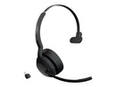 Jabra Evolve2 55 Headset - Mono - Wireless - Bluetooth - 98.4 Ft - 20 Hz - 20