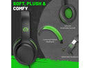 UKELALA Black/Green U2 3.5mm Connector Circumaural Wired Headphones