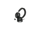 Jabra Evolve2 75 PC Wireless Headset with Charging Stand and 8-Mic Technology -