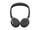 Jabra Evolve2 65 Flex UC Headset - Stereo - Wireless - Bluetooth - 98.4 ft - 20