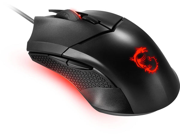 MSI Clutch GM08 Gaming Mouse, 4200 DPI, Optical Sensor, 3 Adjustable Weights