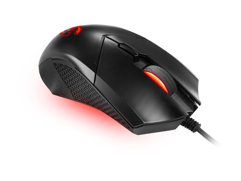 MSI Clutch GM08 Gaming Mouse, 4200 DPI, Optical Sensor, 3 Adjustable Weights